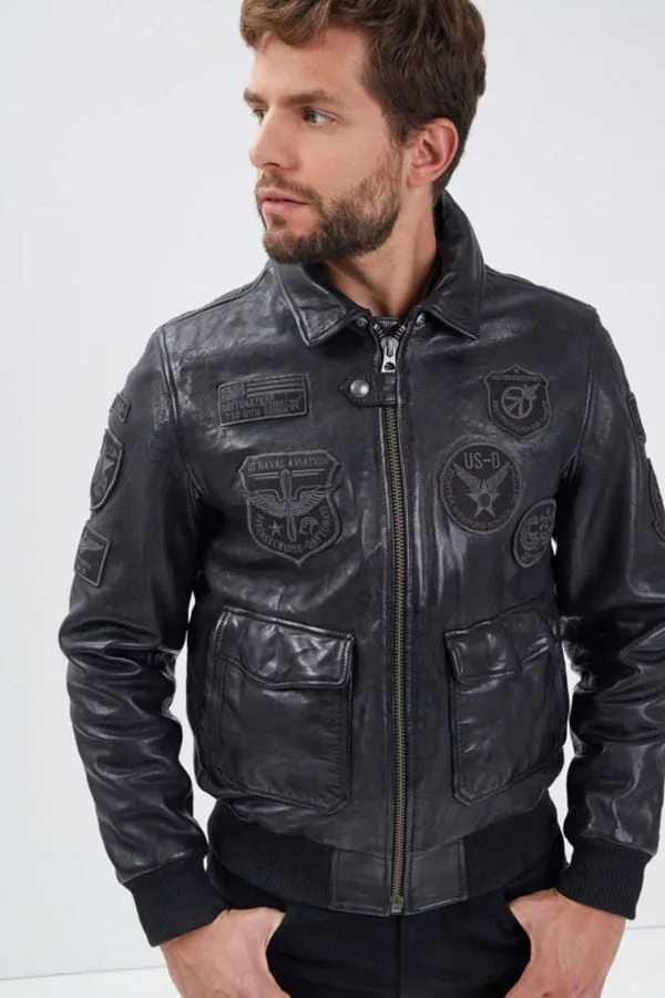 Chaqueta Hombre Daytona Mythic + Fur Sheep Petrol Black/Black