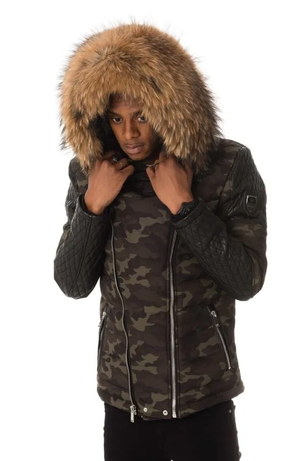 Chaqueta Hombre Horspist Carlton Camouflage Col Naturel 