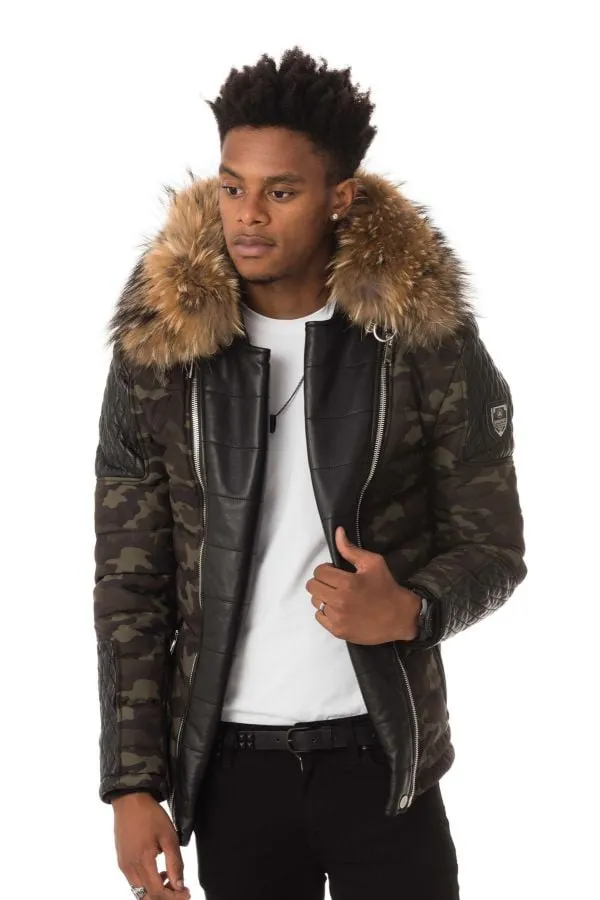 Chaqueta Hombre Horspist Carlton Camouflage Col Naturel 