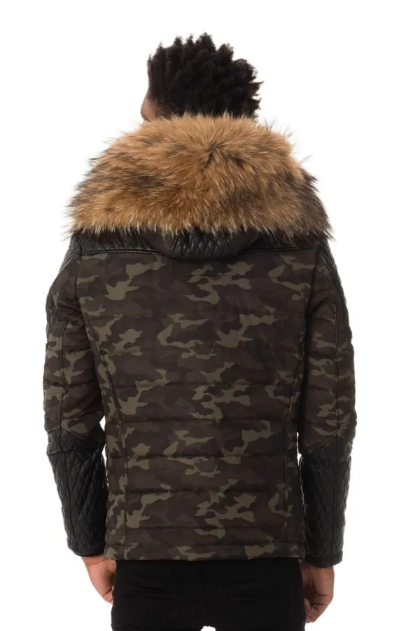 Chaqueta Hombre Horspist Carlton Camouflage Col Naturel 