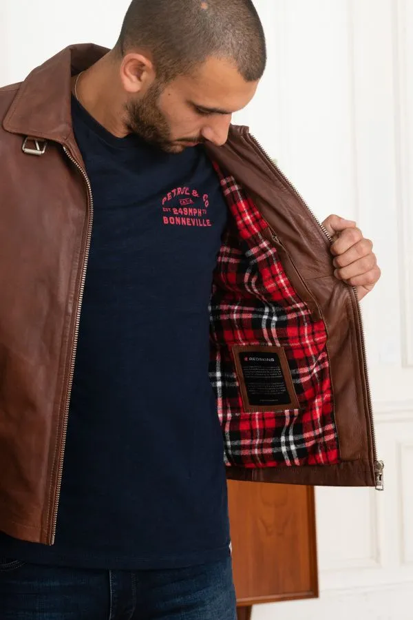 Chaqueta Hombre Redskins Rider2 Stoner Cognac