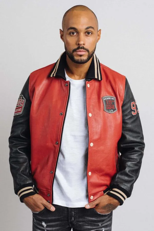 Chaqueta Hombre Redskins Skateboard Cohiba Red/Black