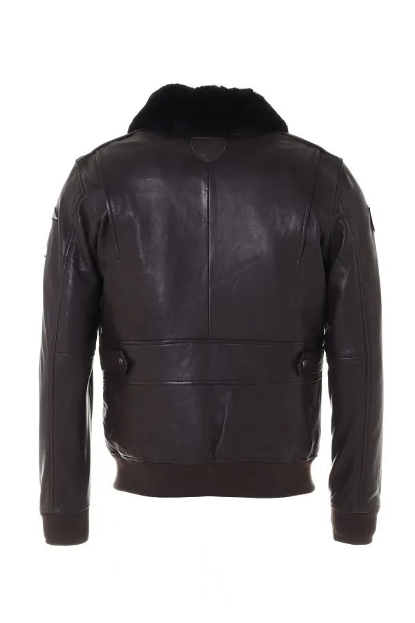 Chaqueta Hombre Royal Air Force Berliner Dark Brown