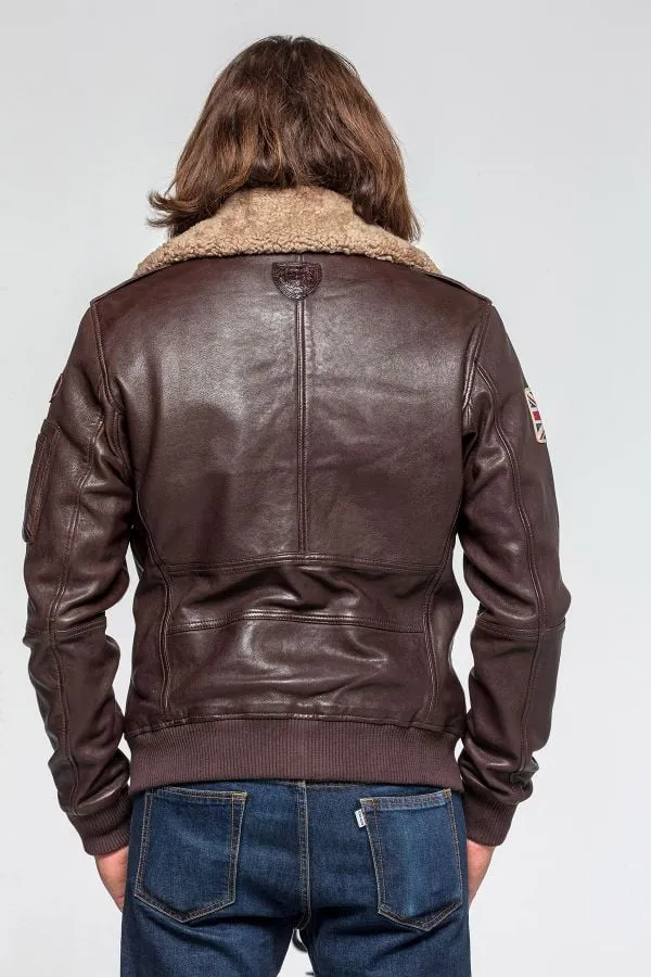 Chaqueta Hombre Royal Air Force Britten Dark Brown