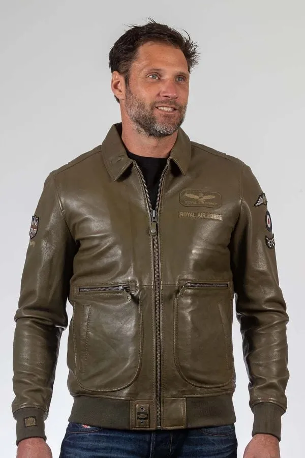 Chaqueta Hombre Royal Air Force Trenchard Dark Kaki