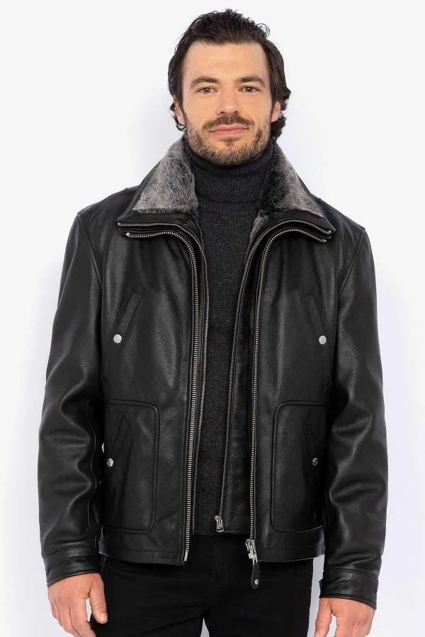 Chaqueta Hombre Schott Lc8100W23 Black