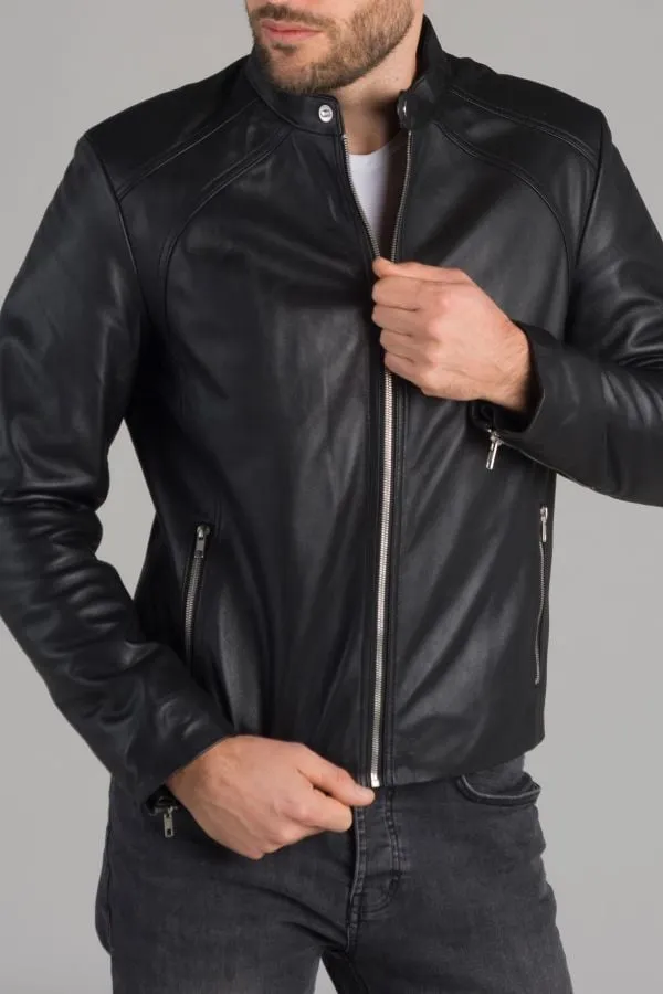 Chaqueta Hombre Serge Pariente Leni Ag Noir