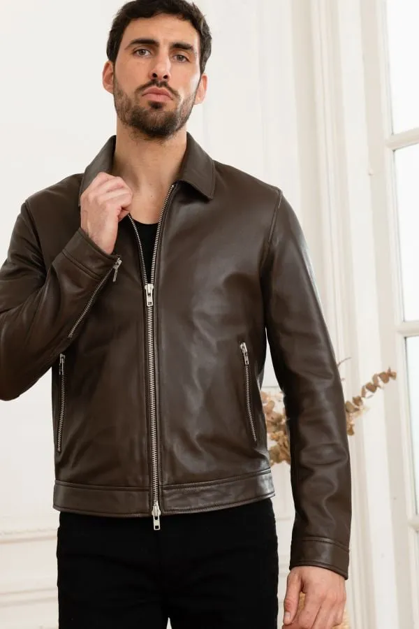 Chaqueta Hombre Serge Pariente Random Brown