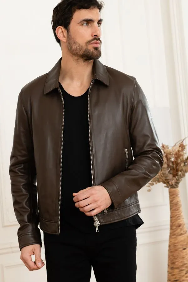 Chaqueta Hombre Serge Pariente Random Brown