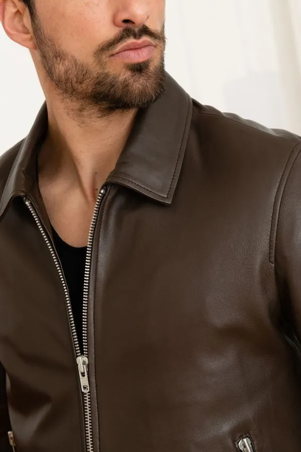 Chaqueta Hombre Serge Pariente Random Brown