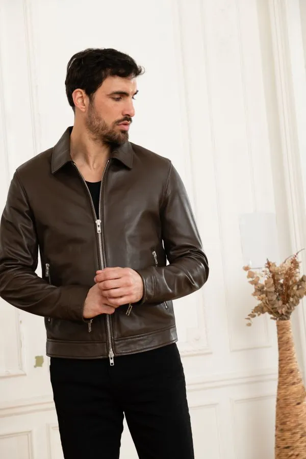 Chaqueta Hombre Serge Pariente Random Brown