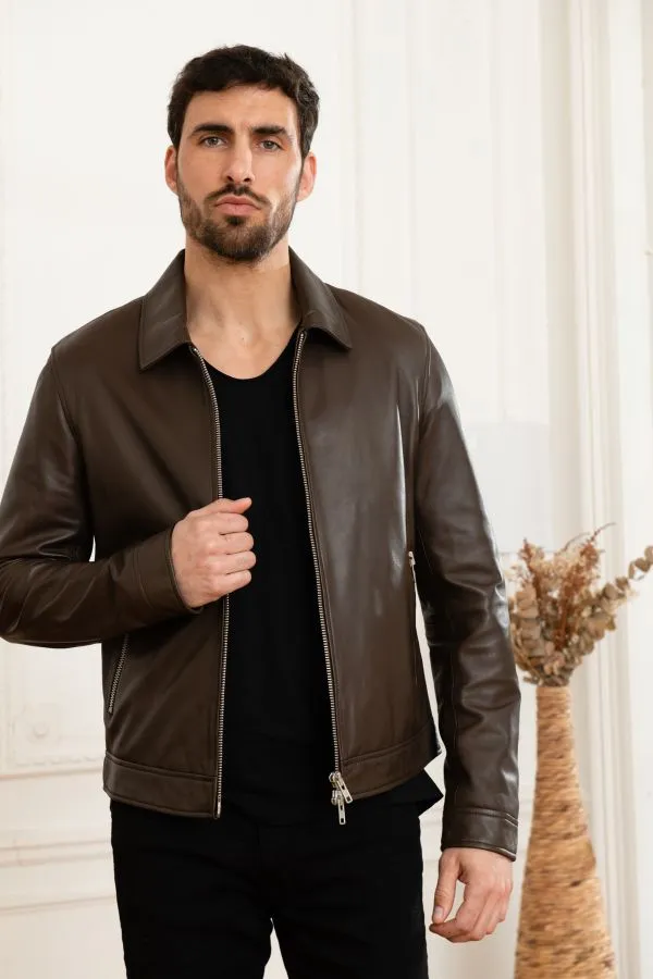 Chaqueta Hombre Serge Pariente Random Brown