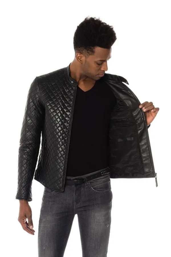 Chaqueta Hombre Serge Pariente Top Man Quilt Black Zz