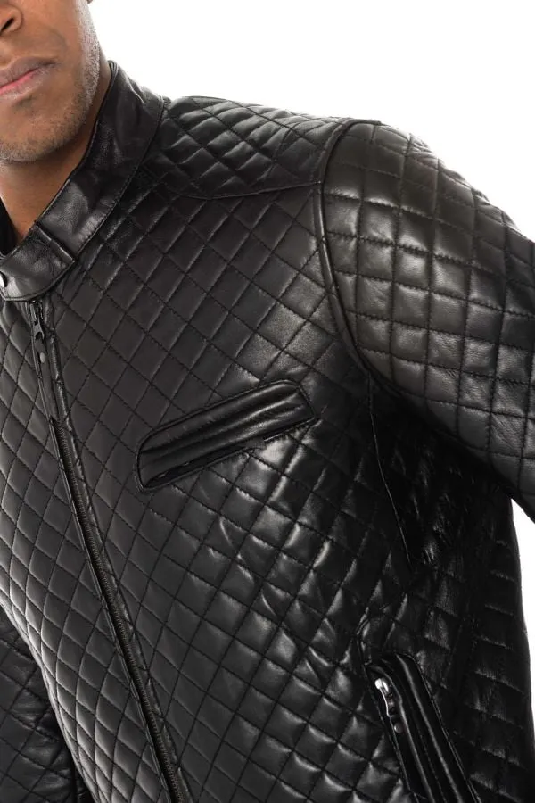 Chaqueta Hombre Serge Pariente Top Man Quilt Black Zz