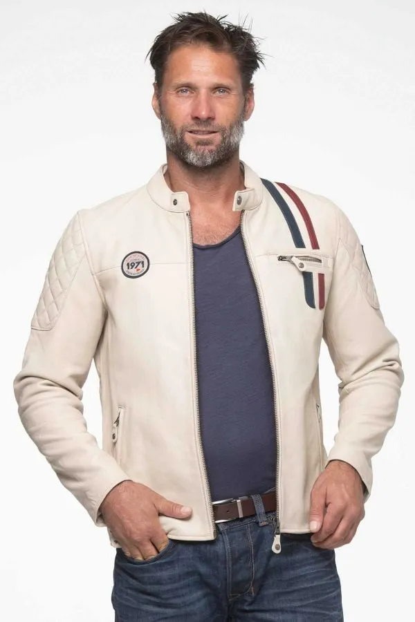 Chaqueta Hombre Steve Mcqueen Lenny4 Ecru