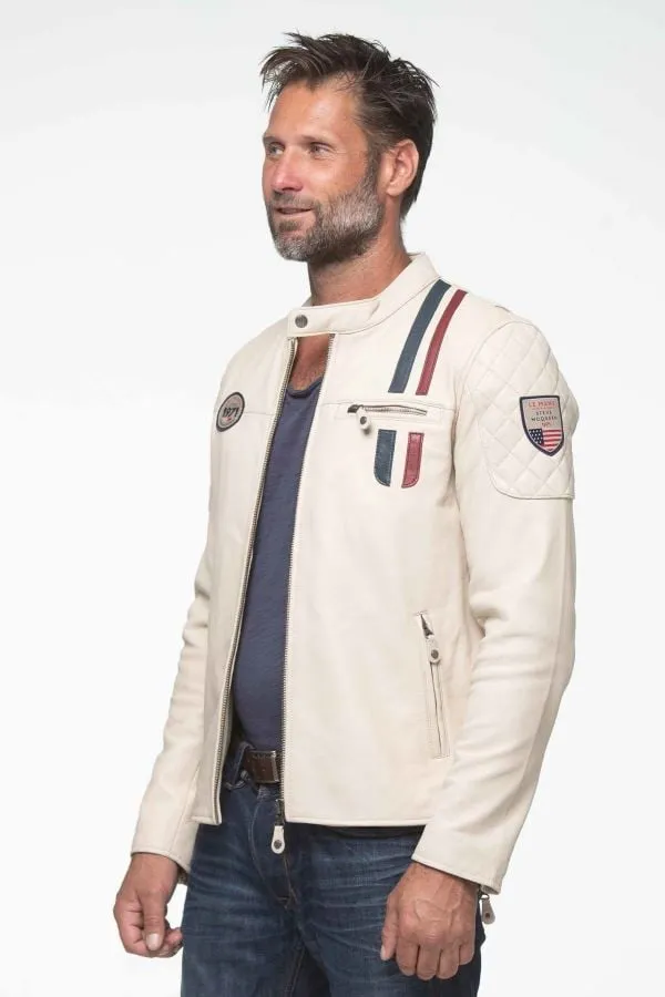 Chaqueta Hombre Steve Mcqueen Lenny4 Ecru