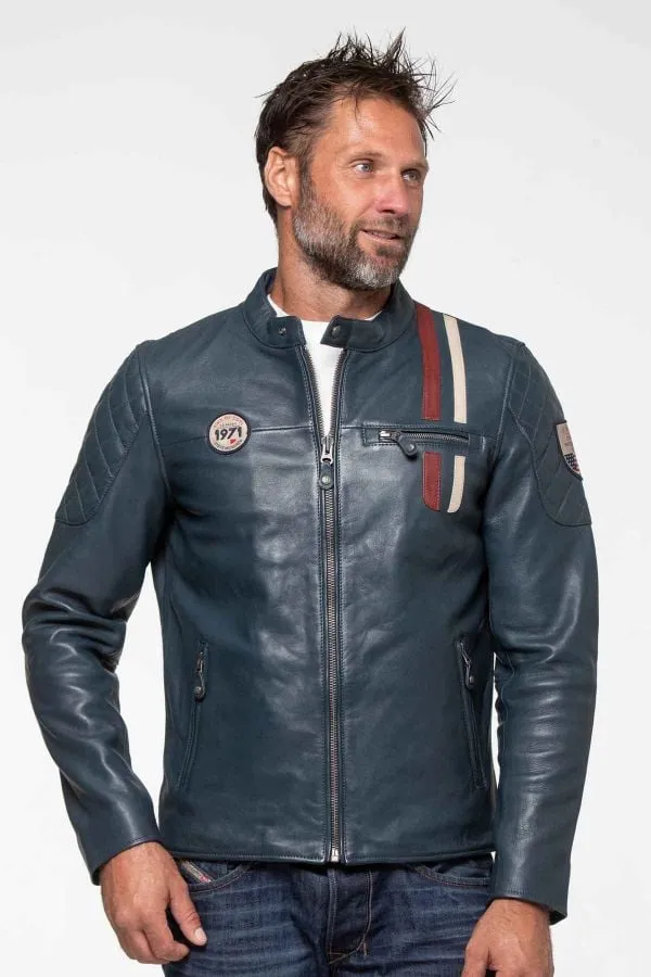 Chaqueta Hombre Steve Mcqueen Lenny4 Royal Blue