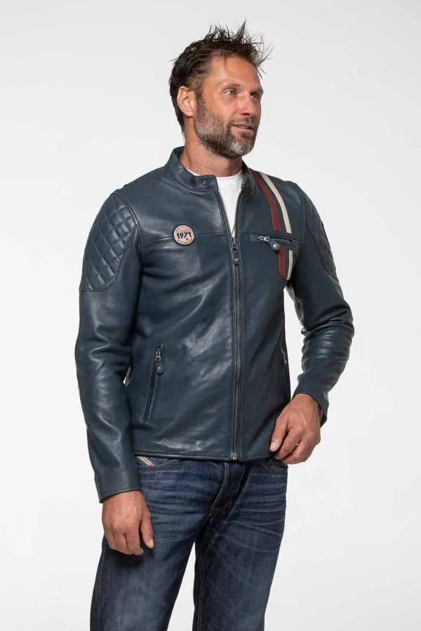 Chaqueta Hombre Steve Mcqueen Lenny4 Royal Blue