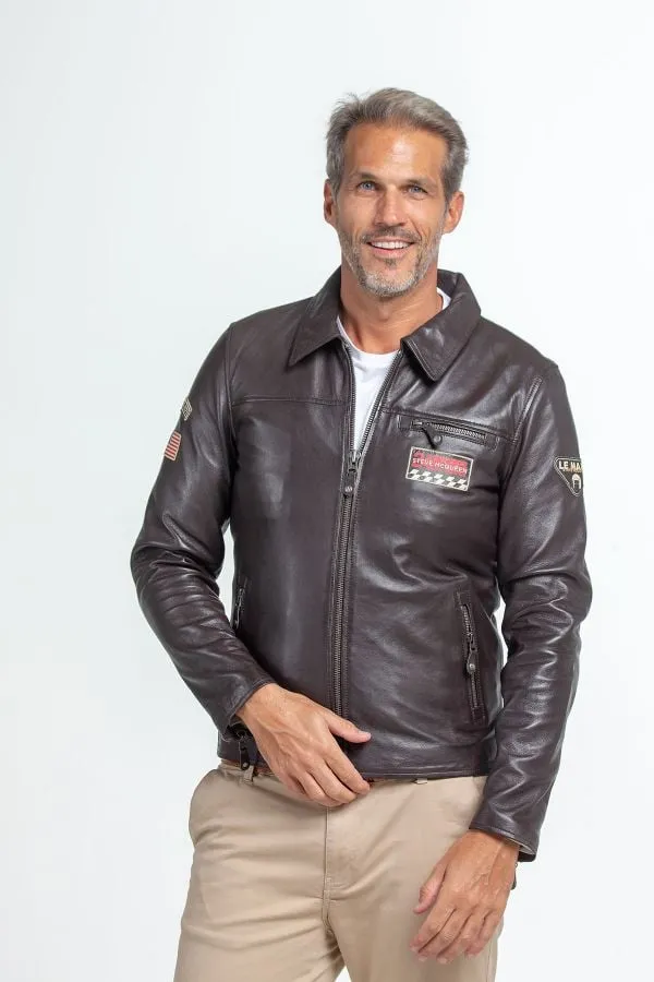 Chaqueta Hombre Steve Mcqueen Lewis Sheep Steve Mcqueen Marron