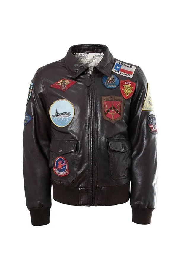 Chaqueta Hombre Top Gun Tg-Lea-02 Jacket Men Brown