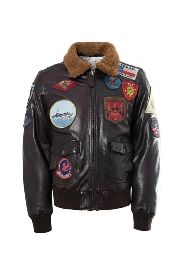 Chaqueta Hombre Top Gun Tg-Lea-02 Jacket Men Brown