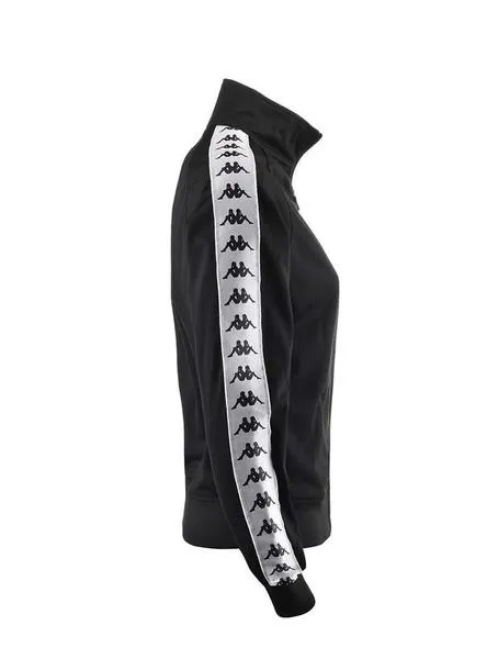 chaqueta kappa wanniston negro mujer