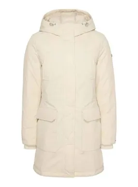 Chaqueta Tommy Jeans Technical Down Beige Mujer