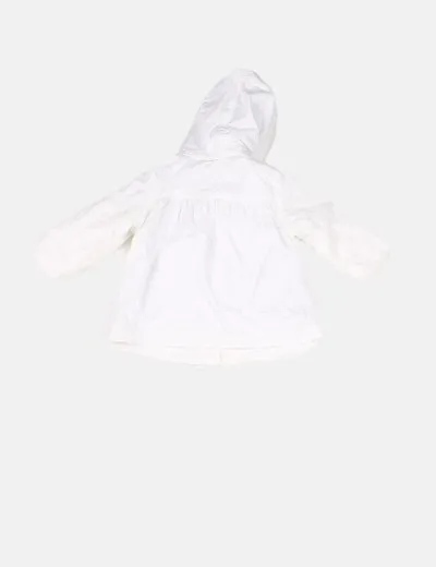 Chicco Parka blanca capucha