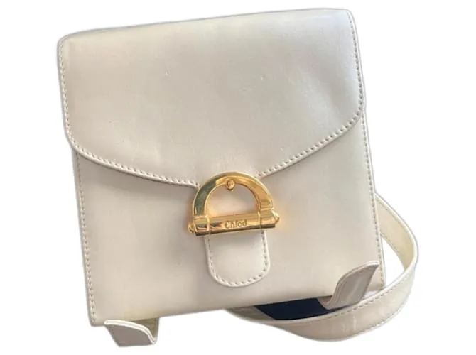 Chloé Mochilas Blanco roto 