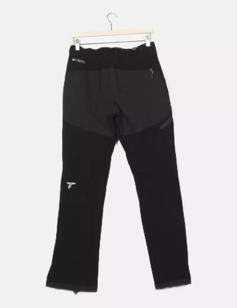 Columbia Pantalón negro cortafuegos