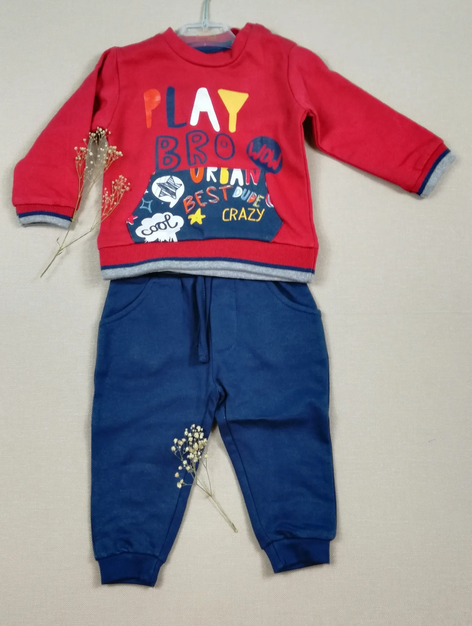 Conjunto 2p sudadera play 21206 babybol