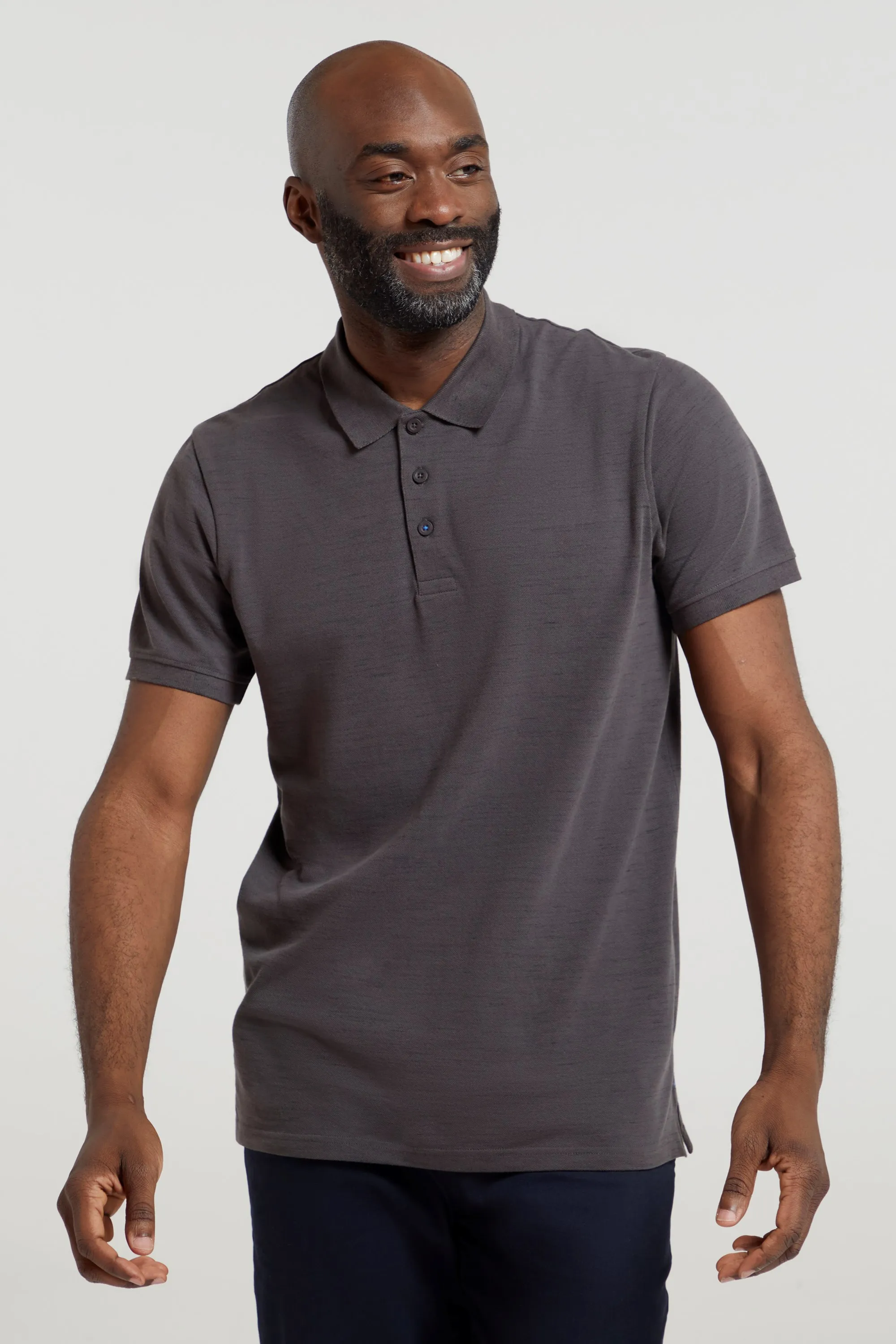 Dawnay Pique Slub camisa tipo polo con textura para hombre