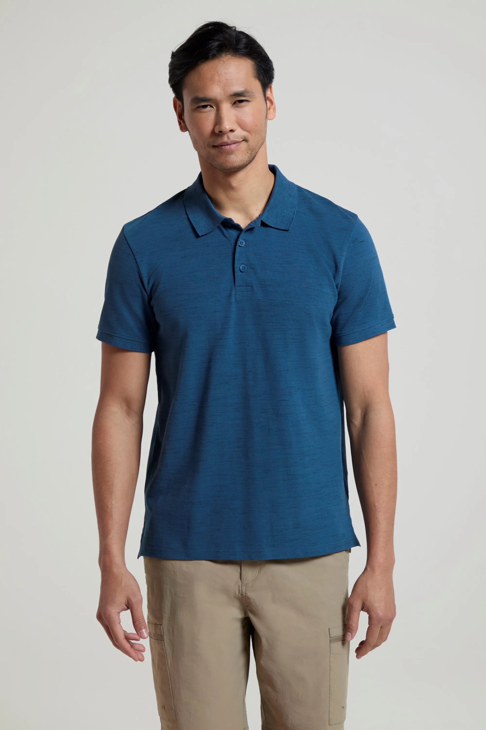 Dawnay Pique Slub camisa tipo polo con textura para hombre