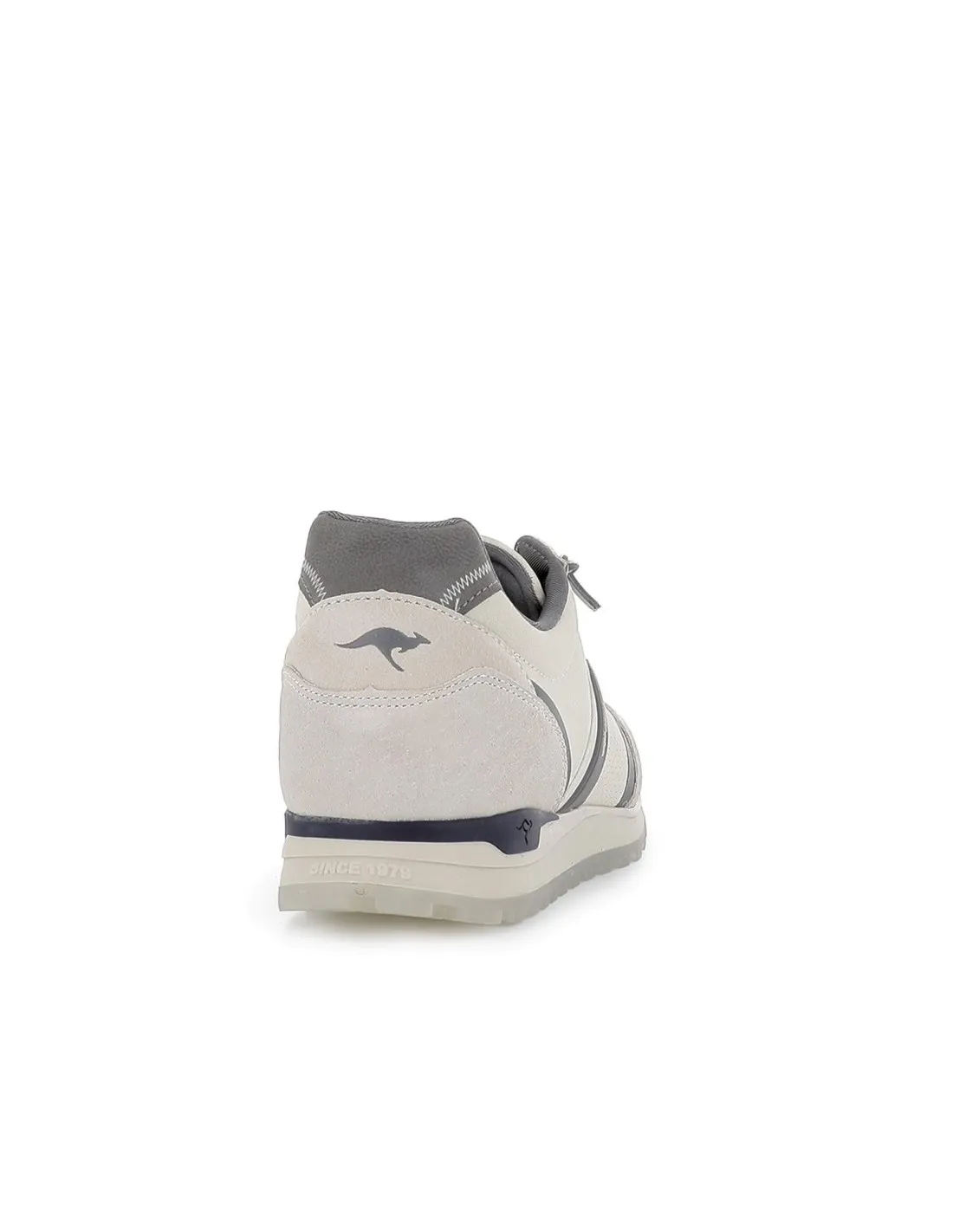 Deportivas piel cordones elasticos hombre blanco CORONEL TAPIOCA