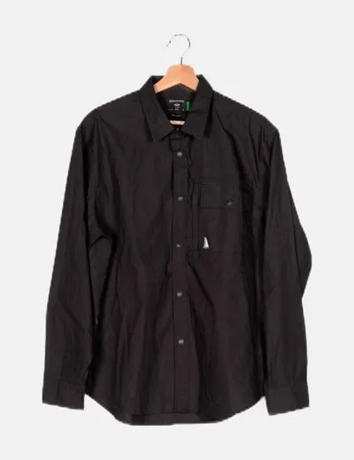 Dockers Camisa negra print logo