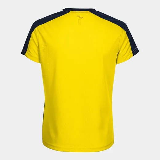 Eco Championship Short Sleeve T-Shirt Yellow Navy