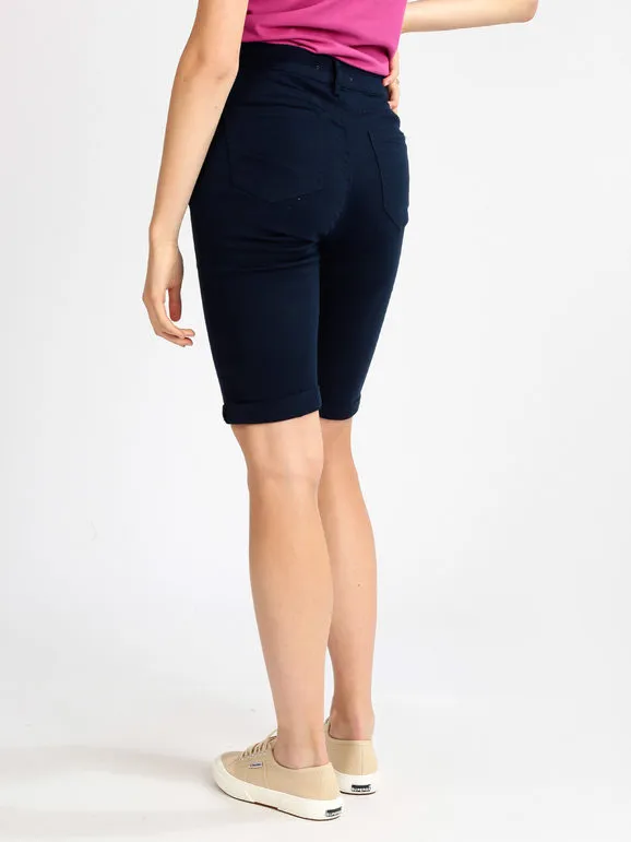 Fionina Jeans Bermudas mujer push-up en algodón