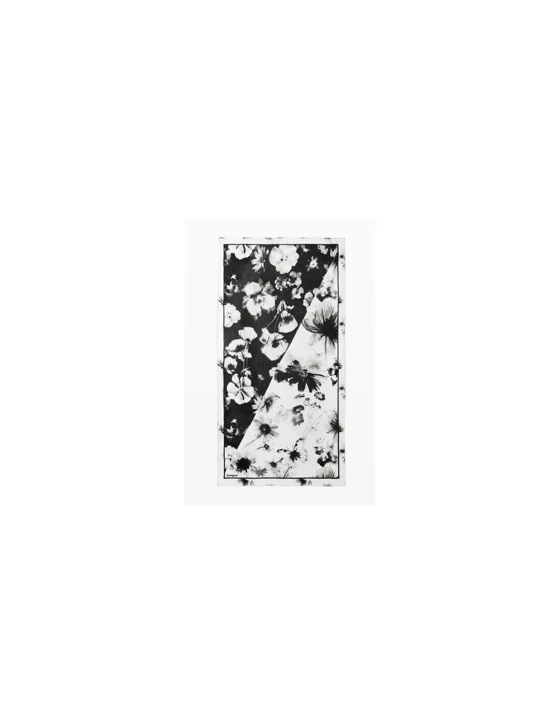 Foulard AI Flowers rectangular de Desigual