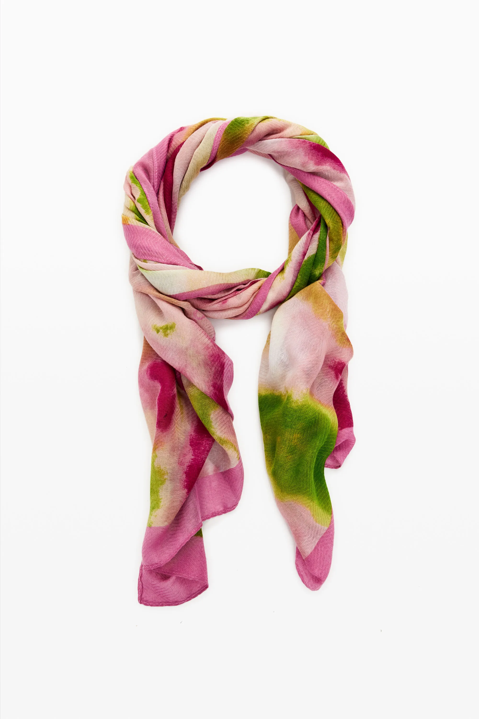 Foulard rectangular acuarela