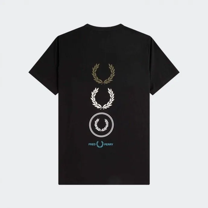 FRED PERRY Camiseta negra Fred Perry