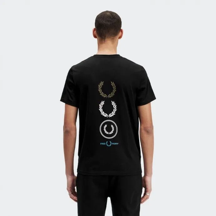 FRED PERRY Camiseta negra Fred Perry