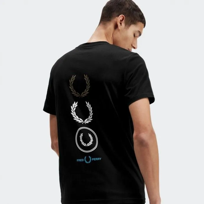 FRED PERRY Camiseta negra Fred Perry