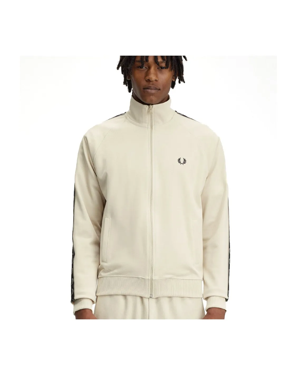 FRED PERRY J5557 OATMEAL AND WARM GRAY