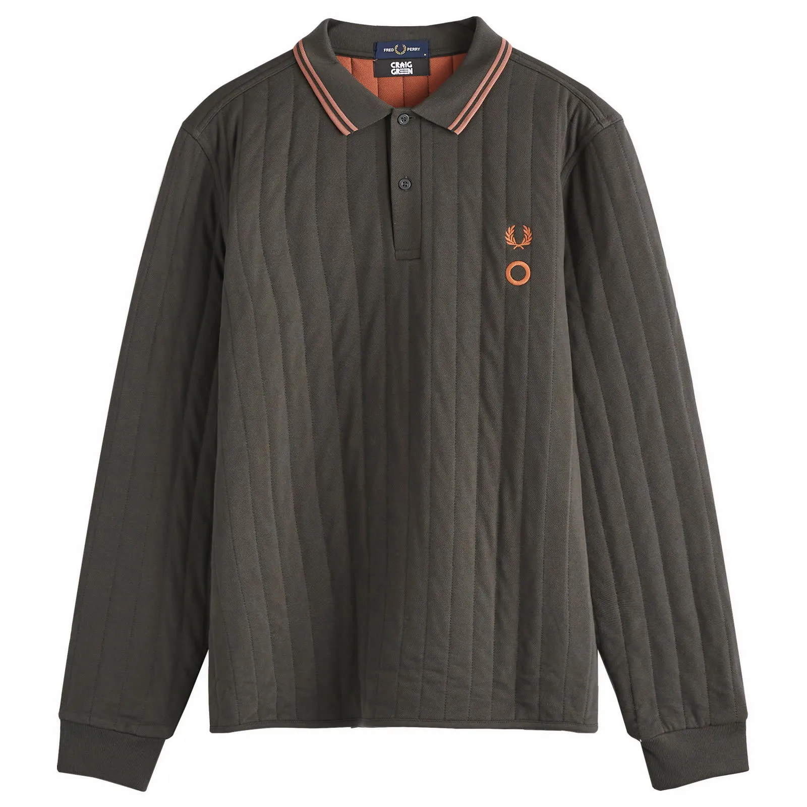 Fred Perry Long Sleeve Quilted Polo