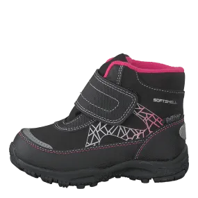 Gulliver 430-2962 Waterproof Warm Lined Black/fuchsia