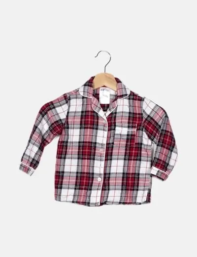 H&M Camisa roja cuadros