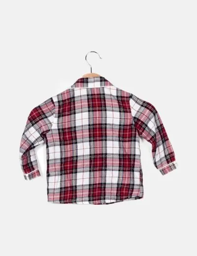 H&M Camisa roja cuadros