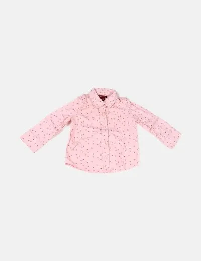 H&M Camisa rosa estampada