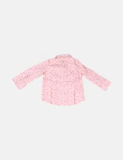 H&M Camisa rosa estampada