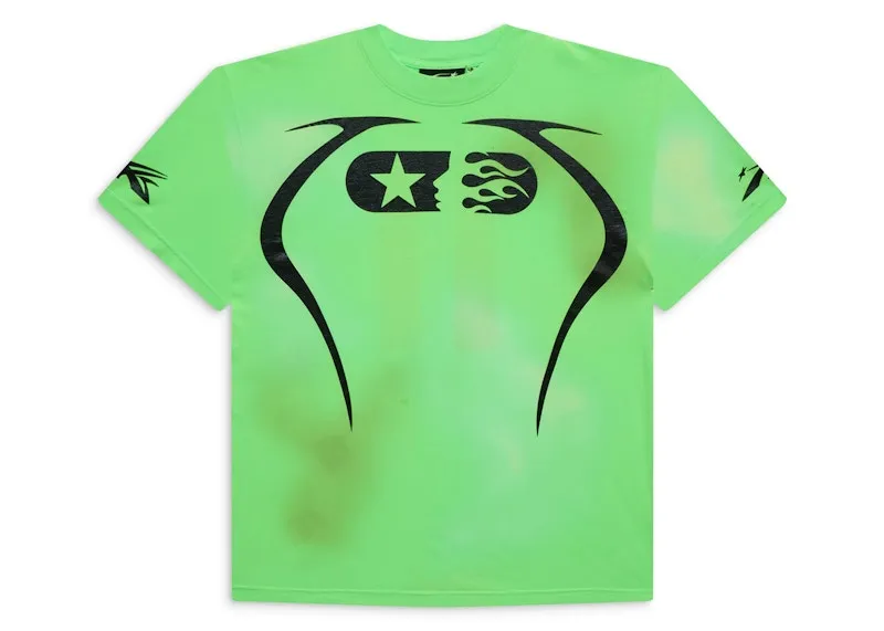 Hellstar Warm Up T-shirt Neon Green